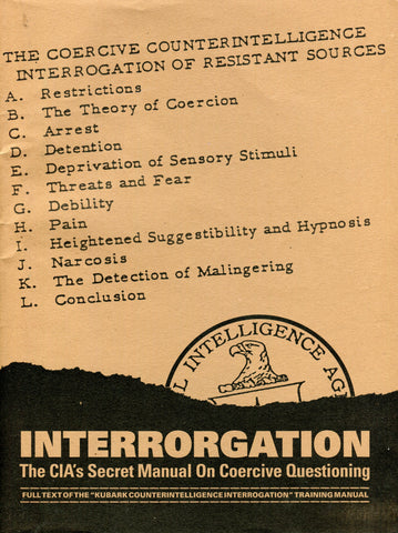 InTERRORgation: The CIA's Secret Manual on Coercive Questioning